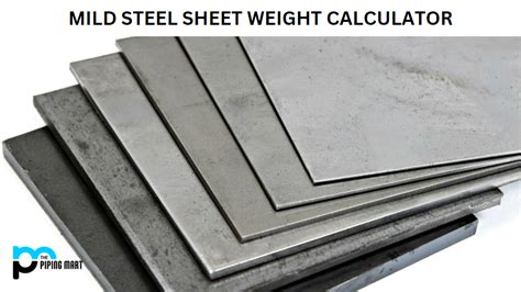 mild steel gauge weight chart